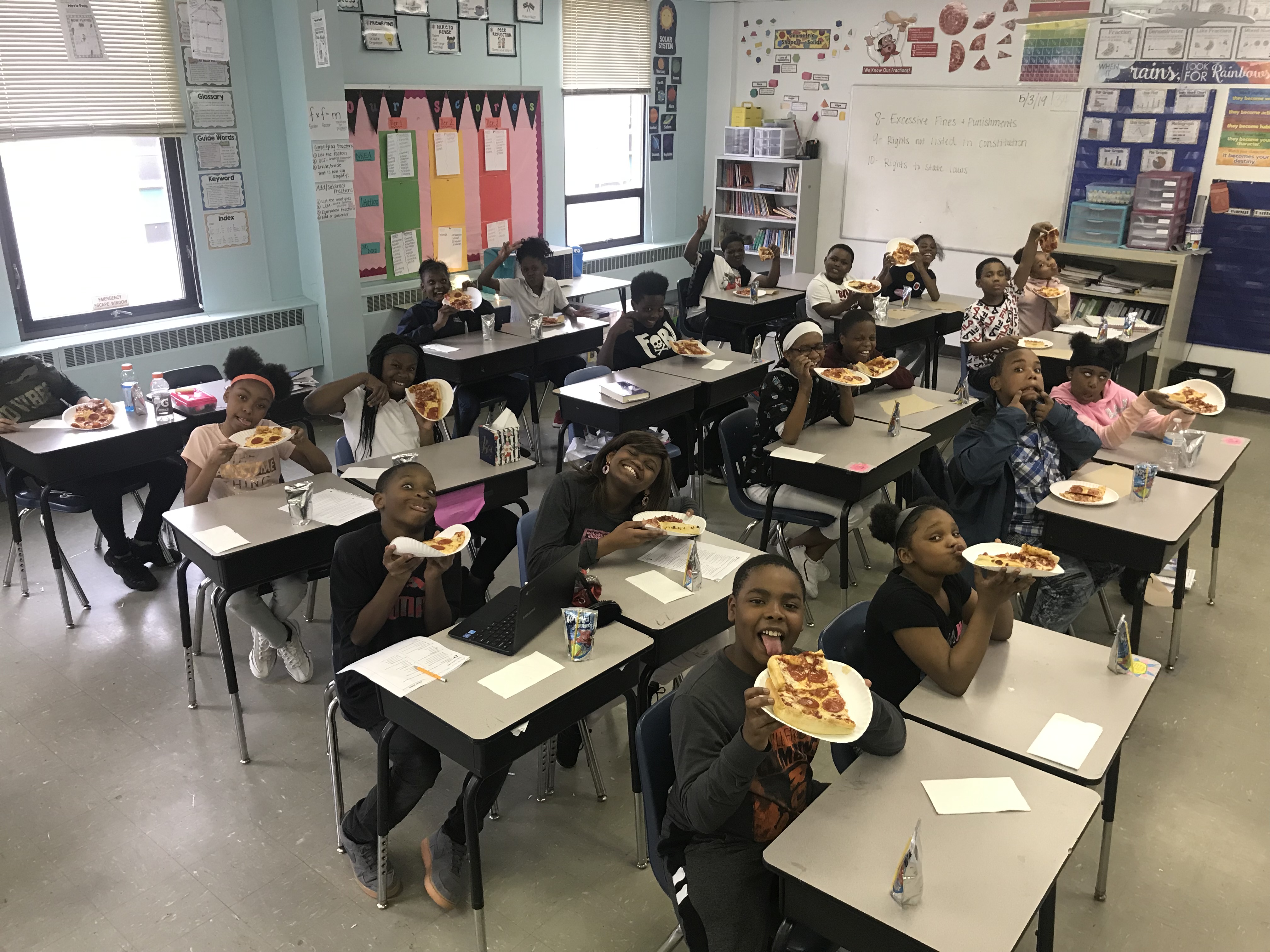 New Standard Academy NWEA Pizza Party