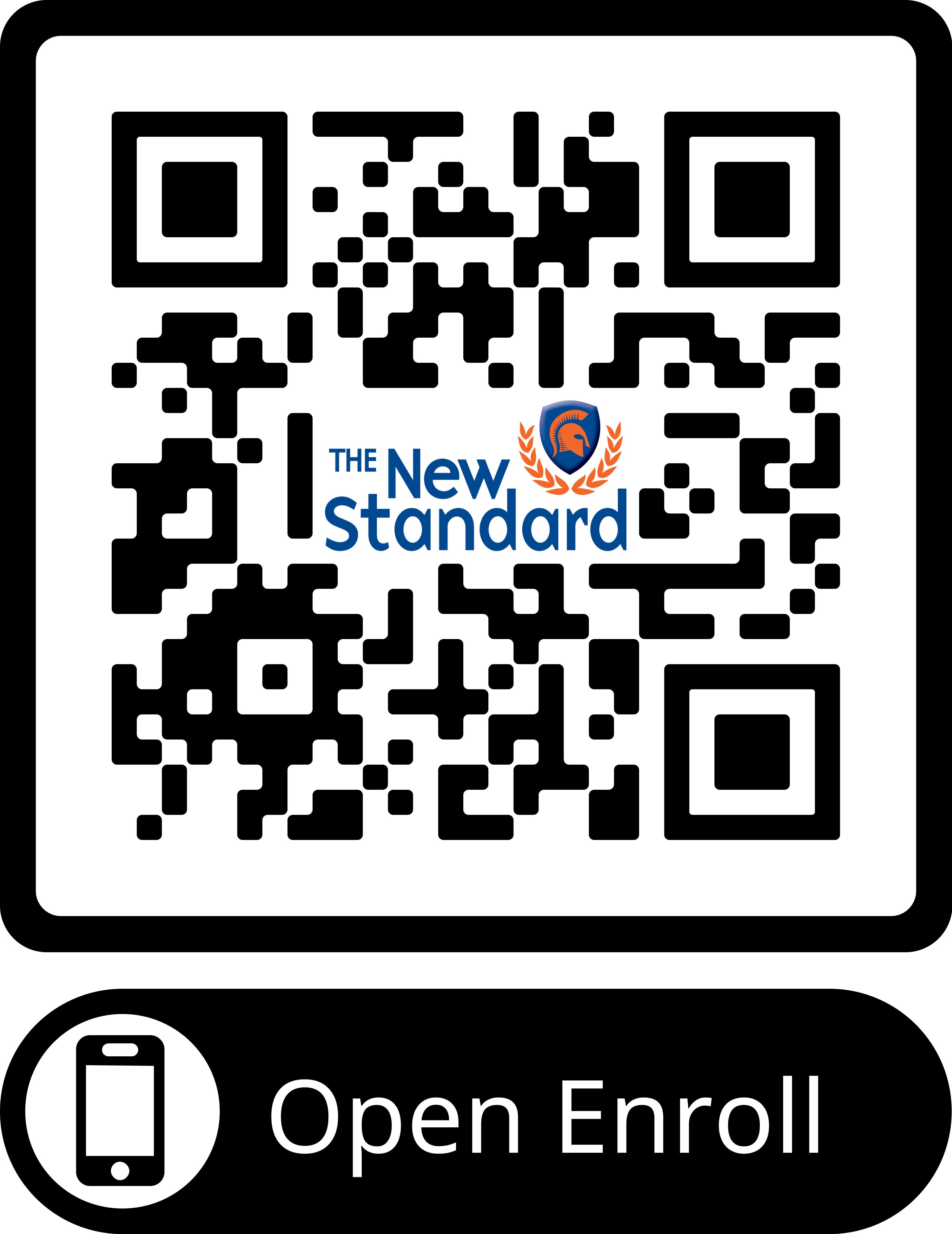 Scan QR Code for Open Enrollment