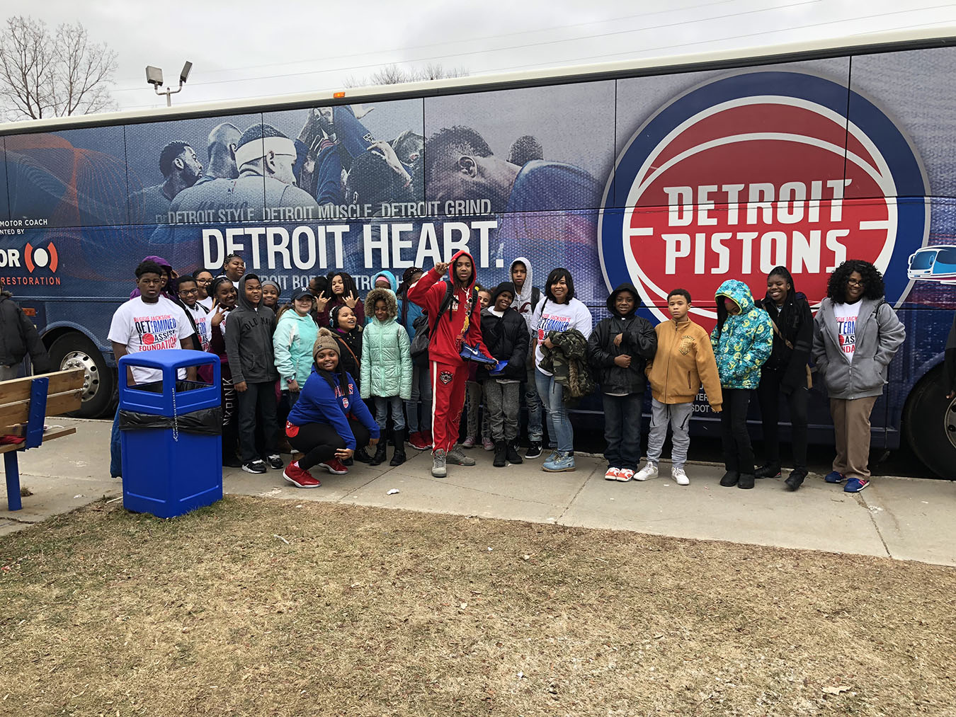 The New Standard Academy Charter School | Scholars Pistons Outing